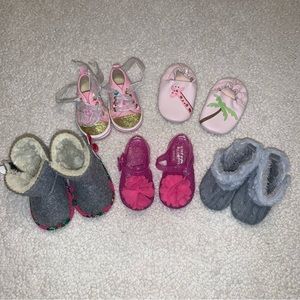 Bundle Baby Girl Shoes & Boots, 6-9 months